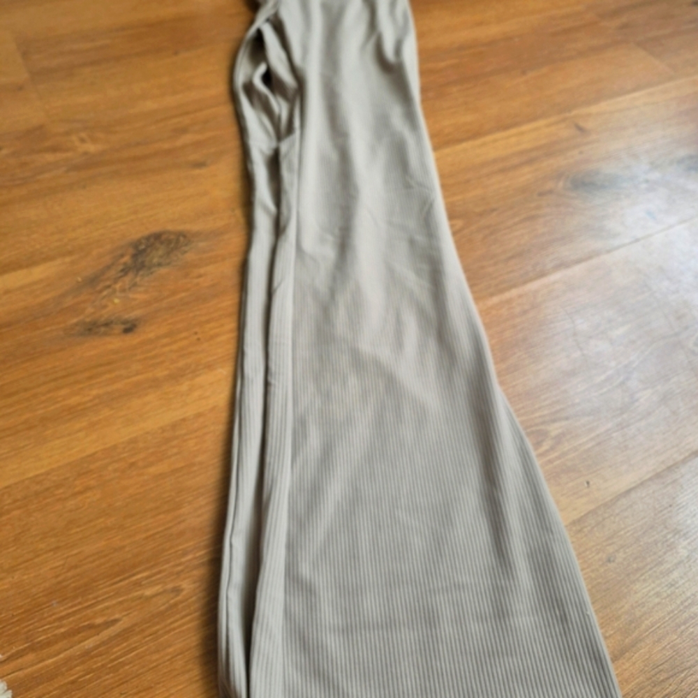 RBX Taupe Ribbed Leggings